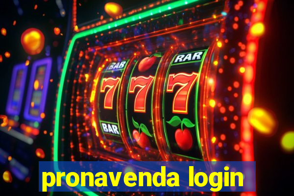 pronavenda login